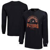 Philadelphia Flyers - Champion Youth Long-Sleeve Jersey T-Shirt Black