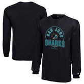 San Jose Sharks - Champion Youth Long-Sleeve Jersey T-Shirt Black