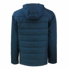Houston Texans Cutter & Buck Americana Evoke Hybrid Eco Softshell Recycled Full-Zip Hooded Jacket Navy - NFL