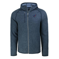 Arizona Cardinals Cutter & Buck Americana Mainsail Full-Zip Hooded Jacket Heather Navy - NFL