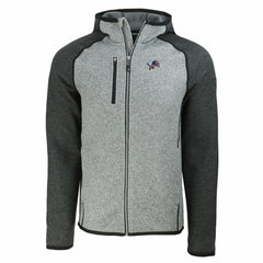 Detroit Lions Cutter & Buck Americana Mainsail Full-Zip Hooded Jacket Heather Gray/Heather Charcoal - NFL