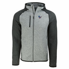Houston Texans Cutter & Buck Americana Mainsail Full-Zip Hooded Jacket Heather Gray/Heather Charcoal - NFL