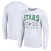 Dallas Stars - Starter Logo Graphic Long Sleeve T-Shirt White