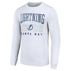 Tampa Bay Lightning - Starter Logo Graphic Long Sleeve T-Shirt White