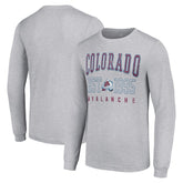 Colorado Avalanche - Starter Logo Graphic Long Sleeve T-Shirt Heather Gray