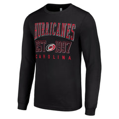 Carolina Hurricanes - Starter Logo Graphic Long Sleeve T-Shirt Black