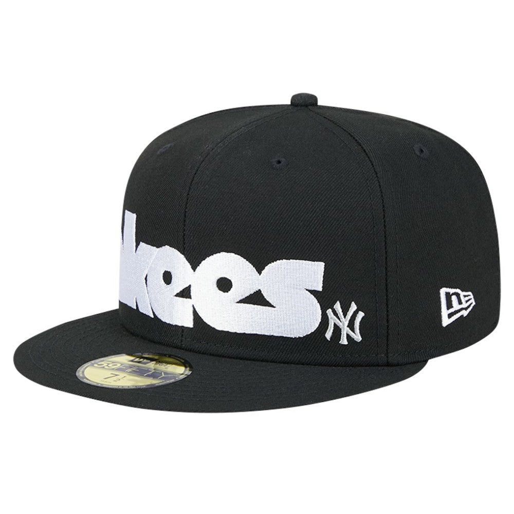 New York Yankees New Era Checkered Undervisor 59FIFTY Fitted Hat Lifestyle