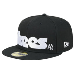 New York Yankees New Era Checkered Undervisor 59FIFTY Fitted Hat Lifestyle