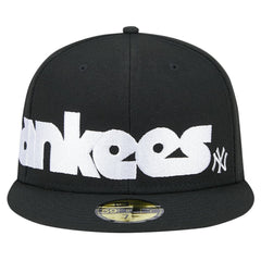 New York Yankees New Era Checkered Undervisor 59FIFTY Fitted Hat Lifestyle