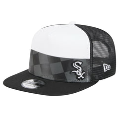 Chicago White Sox New Era Checkmate Trucker 9FIFTY Snapback Hat Online