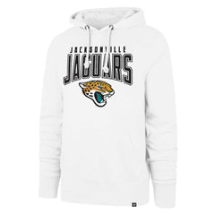 Jacksonville Jaguars '47 Elements Arch Headline Pullover Hoodie White - 47 brand