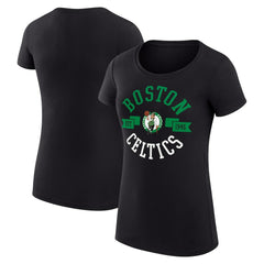 NBA - Boston Celtics G-III 4Her by Carl Banks Women's Super-Slim Fit Lightweight Large City Logo T-Shirt - Black