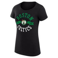 NBA - Boston Celtics G-III 4Her by Carl Banks Women's Super-Slim Fit Lightweight Large City Logo T-Shirt - Black