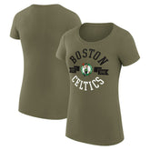 NBA - Boston Celtics G-III 4Her by Carl Banks Women's Super-Slim Fit Lightweight Large City Logo T-Shirt - Green