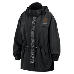 San Francisco Giants WEAR by Erin Andrews Women's Full-Zip Windbreaker Hoodie Jacket for sale