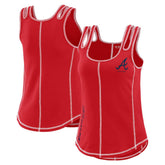 Atlanta Braves WEAR by Erin Andrews Women's Contrast Stitch Tank Top Near Me
