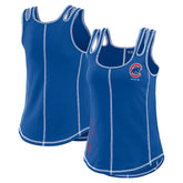 Chicago Cubs WEAR by Erin Andrews Women's Contrast Stitch Tank Top discount
