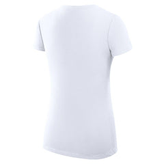 NBA - Cleveland Cavaliers G-III 4Her by Carl Banks Women's Super-Slim Fit Lightweight Large City Logo V-Neck T-Shirt - White