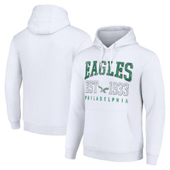 Philadelphia Eagles Starter Unisex Throwback Logo Pullover Hoodie White - NFL
