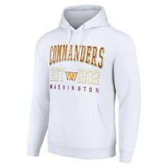 Washington Commanders Starter Unisex Throwback Logo Pullover Hoodie White - NFL