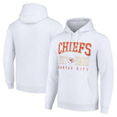 Kansas City Chiefs Starter Unisex Throwback Logo Pullover Hoodie White - NFL