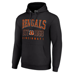 Cincinnati Bengals Starter Unisex Throwback Logo Pullover Hoodie Black - NFL