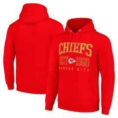 Kansas City Chiefs Starter Unisex Throwback Logo Pullover Hoodie Red - NFL