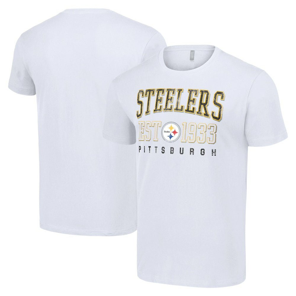 Pittsburgh Steelers Starter Throwback Logo T-Shirt White - NFL