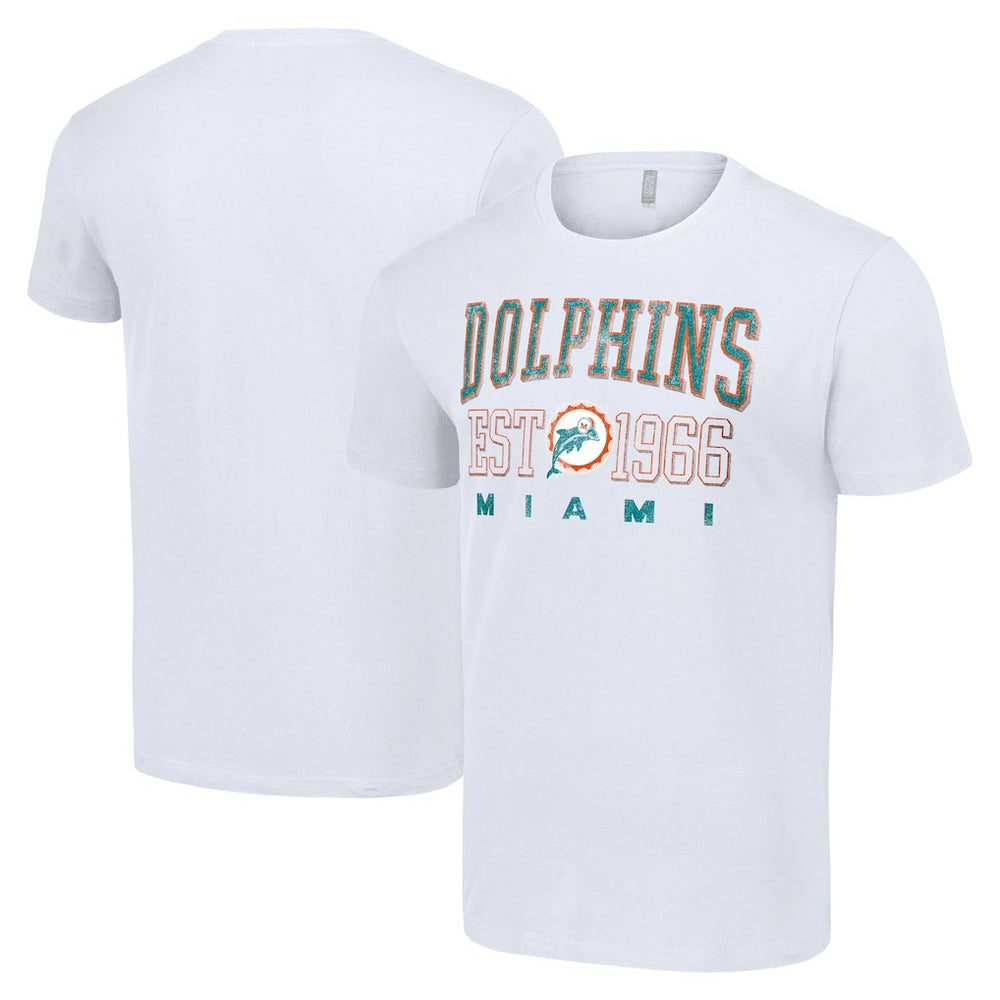 Miami Dolphins Starter Throwback Logo T-Shirt White - NFL