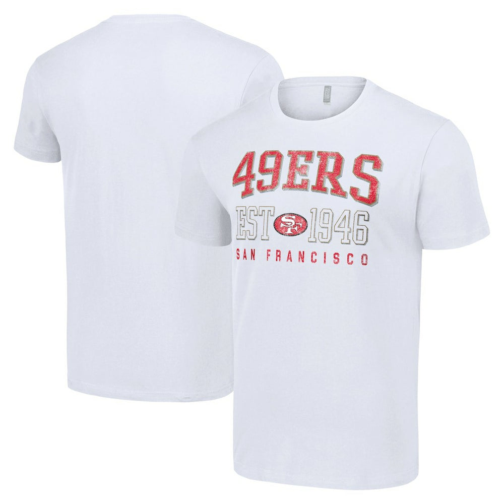 San Francisco 49ers Starter Throwback Logo T-Shirt White - NFL