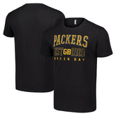 Green Bay Packers Starter Throwback Logo T-Shirt Black - NFL