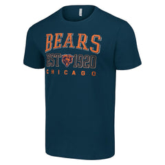 Chicago Bears Starter Throwback Logo T-Shirt Navy - NFL