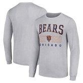 Chicago Bears Starter Throwback Logo Long Sleeve T-Shirt Heather Gray - NFL