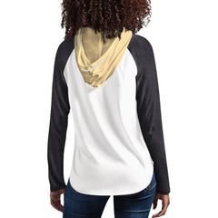 New Orleans Saints G-III 4Her by Carl Banks Women's MVP Raglan Hooded Long Sleeve T-Shirt White - NFL