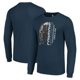Dallas Cowboys Starter Half Helmet Logo Long Sleeve T-Shirt Navy - NFL