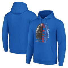 Buffalo Bills Starter Unisex Half Helmet Logo Pullover Hoodie Royal - NFL