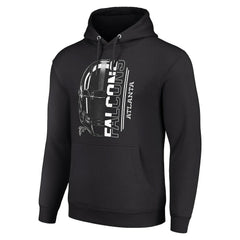 Atlanta Falcons Starter Unisex Half Helmet Logo Pullover Hoodie Black - NFL