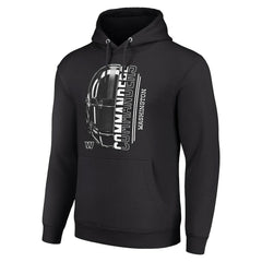 Washington Commanders Starter Unisex Half Helmet Logo Pullover Hoodie Black - NFL