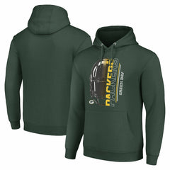 Green Bay Packers Starter Unisex Half Helmet Logo Pullover Hoodie Green - NFL