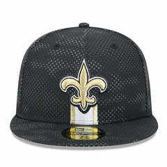 New Orleans Saints New Era 2024 Sideline 59FIFTY Fitted Hat Black - NFL