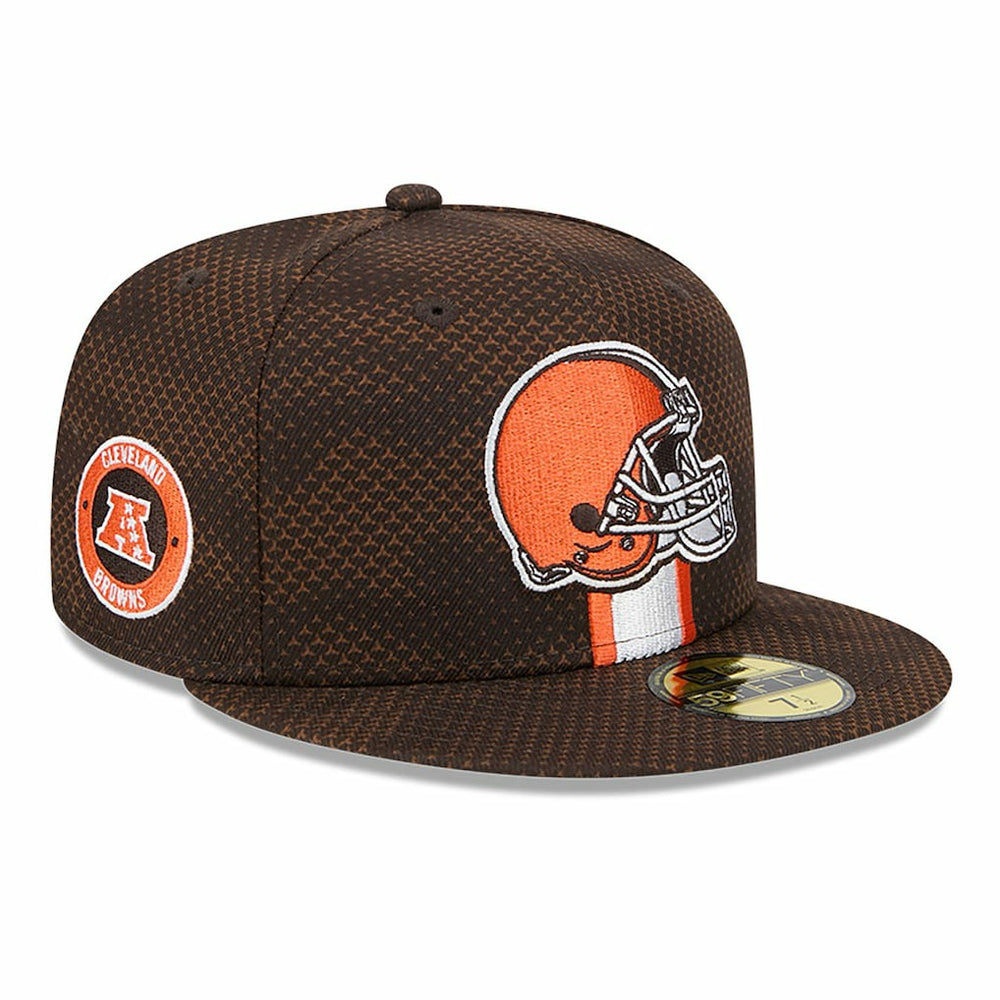Cleveland Browns New Era 2024 Sideline 59FIFTY Fitted Hat Brown - NFL