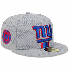 New York Giants New Era 2024 Sideline 59FIFTY Fitted Hat Gray - NFL