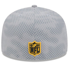 Pittsburgh Steelers New Era 2024 Sideline 59FIFTY Fitted Hat Gray - NFL