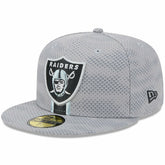 Las Vegas Raiders New Era 2024 Sideline 59FIFTY Fitted Hat Gray - NFL