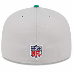 Philadelphia Eagles New Era 2024 Sideline Historic 59FIFTY Fitted Hat Stone/Kelly Green - NFL