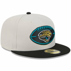 Jacksonville Jaguars New Era 2024 Sideline Historic 59FIFTY Fitted Hat Stone/Black - NFL