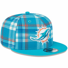 Miami Dolphins New Era 2024 Sideline Statement 9FIFTY Snapback Hat Aqua - NFL