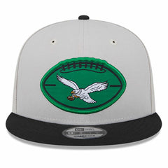 Philadelphia Eagles New Era 2024 Sideline Historic 9FIFTY Snapback Hat Stone/Black - NFL