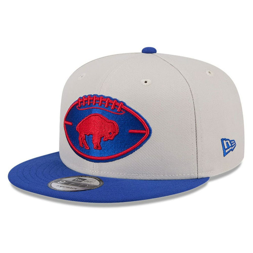 Buffalo Bills New Era 2024 Sideline Historic 9FIFTY Snapback Hat Stone/Royal - NFL