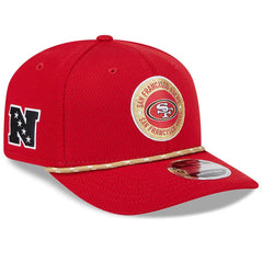 San Francisco 49ers New Era 2024 Sideline 9SEVENTY Stretch-Snap Hat Scarlet - NFL